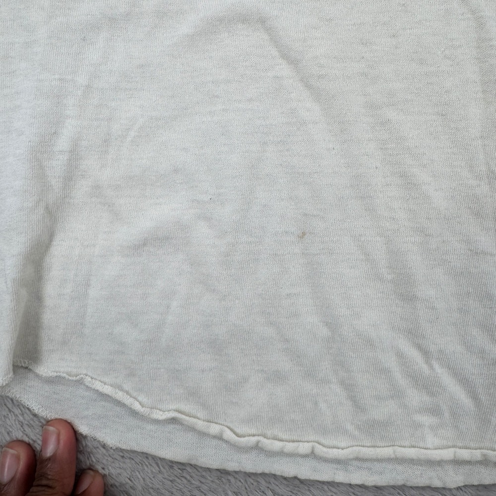 Vintage 80s Bella Donna Album 1981 Stevie Nicks Winter Tour Shirt Mens S White - Picture 3 of 8